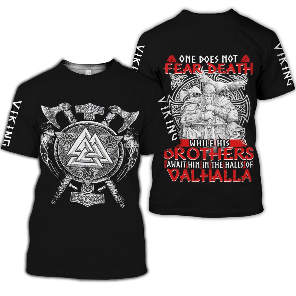 Viking Myth 3D Short-Sleeved T-Shirt - Amamble