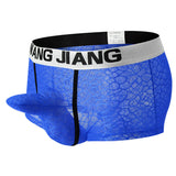 New lace pattern split design. Sexy and comfortable men's underwear