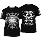 Viking Myth 3D Short-Sleeved T-Shirt - Amamble