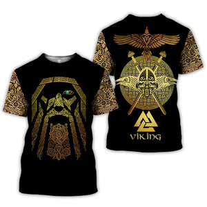 Viking Myth 3D Short-Sleeved T-Shirt - Amamble