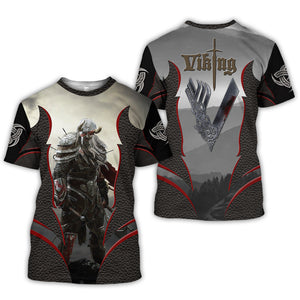 Viking Myth 3D Short-Sleeved T-Shirt - Amamble