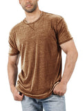 Pure Color Casual T-Shirt - Amamble