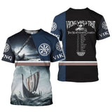 Viking Myth 3D Short-Sleeved T-Shirt - Amamble