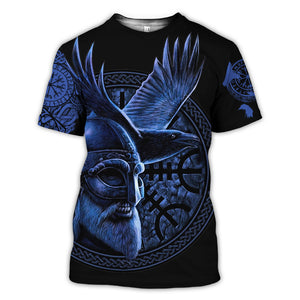 Viking Myth 3D Short-Sleeved T-Shirt - Amamble