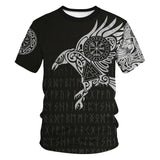 Viking Myth 3D Short-Sleeved T-Shirt - Amamble