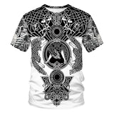 Viking Myth 3D Short-Sleeved T-Shirt - Amamble