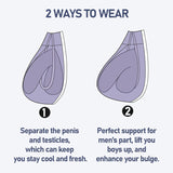 3 Pack Cooling Men's Brief With Separate Ball Pouch