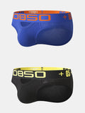 Modal Men's Hips Lifting Cotton Low-rise Briefs