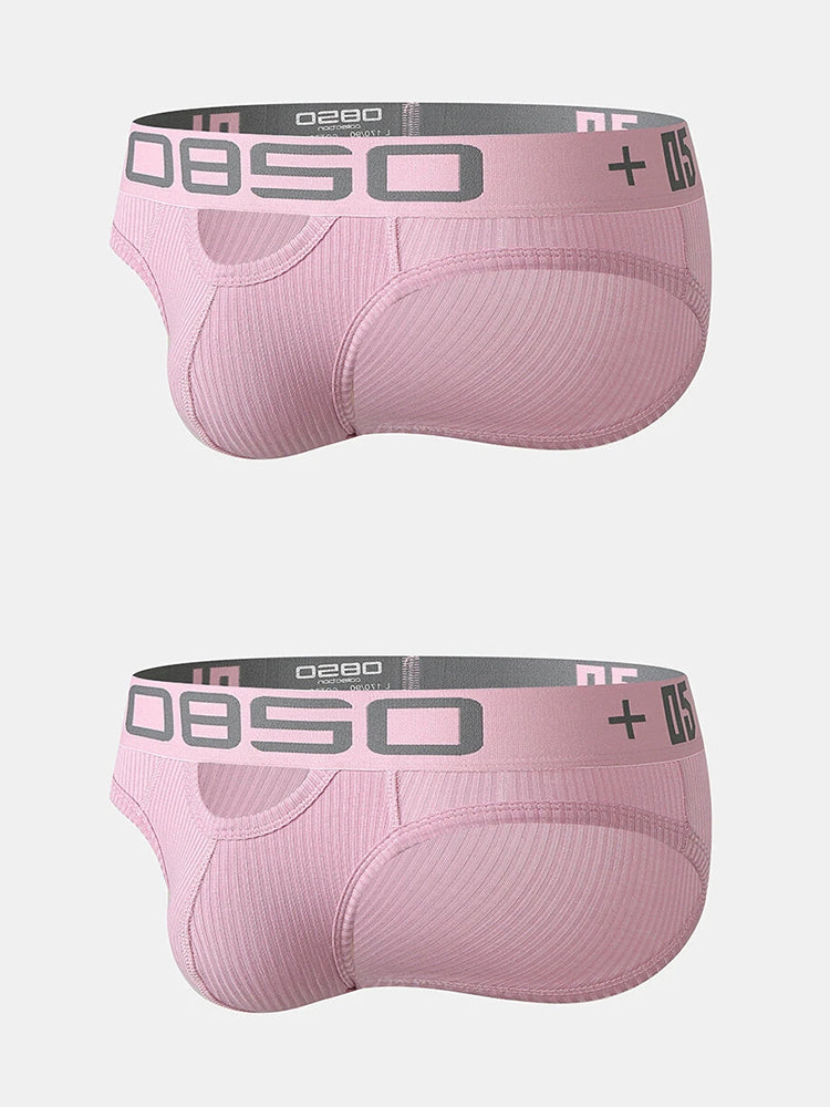 Modal Men's Hips Lifting Cotton Low-rise Briefs