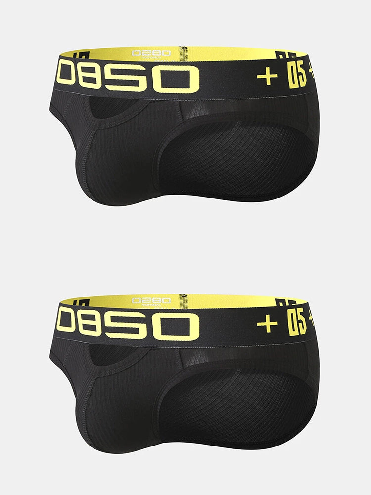 Modal Men's Hips Lifting Cotton Low-rise Briefs