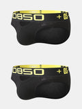 Modal Men's Hips Lifting Cotton Low-rise Briefs