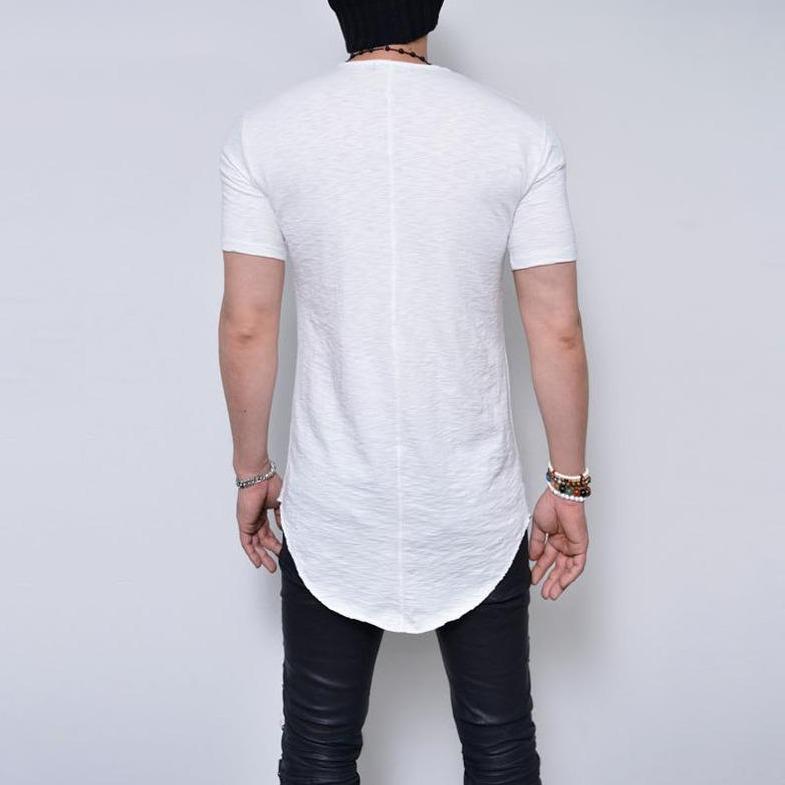 SUMMER LONG LINE T-SHIRT - Amamble