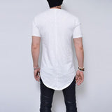 SUMMER LONG LINE T-SHIRT - Amamble