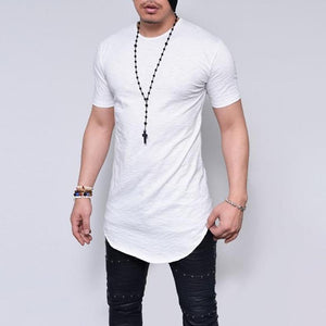 SUMMER LONG LINE T-SHIRT - Amamble