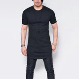 SUMMER LONG LINE T-SHIRT - Amamble
