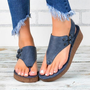 Buckle Strap Premium Orthopedic Sandals - Amamble