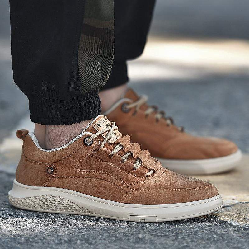 Vast Genuine Leather Sneaker - Amamble