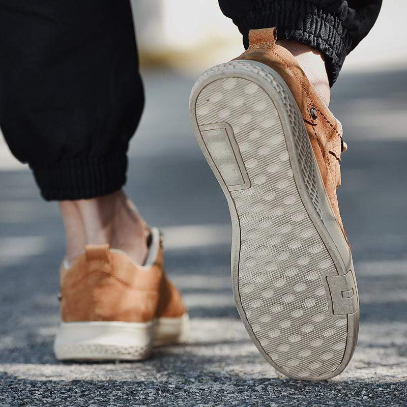 Vast Genuine Leather Sneaker - Amamble