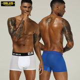 Men's Sexy Sheer Seamless Mesh Boxer Underwear