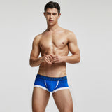 Men's solid color boxer underwear