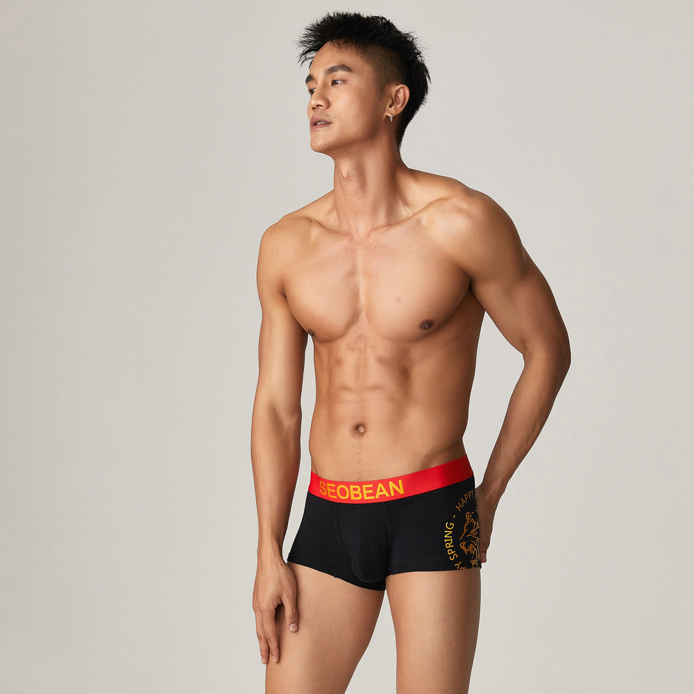 Men's Comfortable Breathable Boxer Underwear
