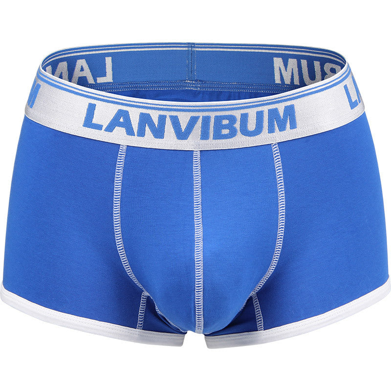 Men's mid waist boxer underwear