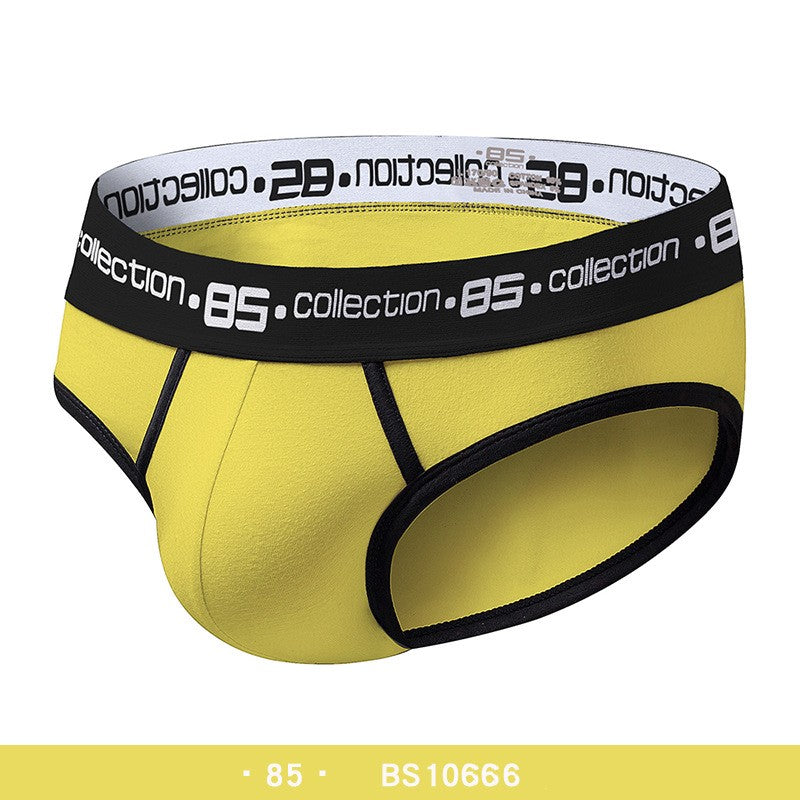 Trendy men's fashion color matching triangle underwear