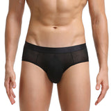 Men's Sexy Thin Jacquard  Breathable Underwear