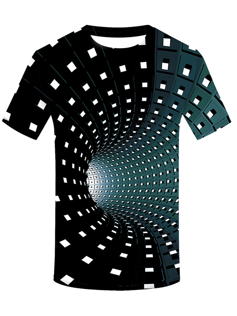 2021 T-Shirt - 3D Visual Print T-Shirt - Amamble
