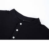 2021 Men's Casual Short Sleeve Button T-Shirt - Amamble