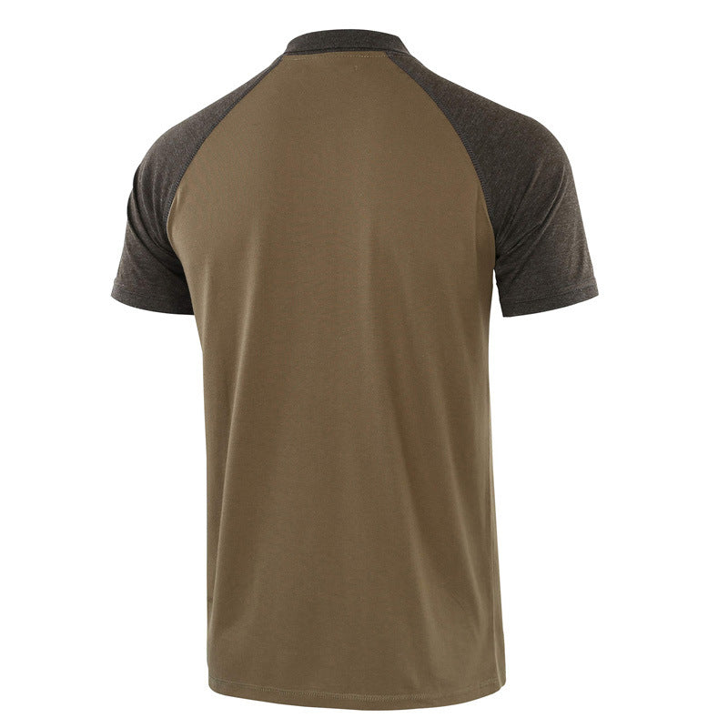 Men's Quick Dry Short Sleeve Breathable Sports Athletic Polo Tee Shirt - Amamble