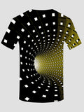 2021 T-Shirt - 3D Visual Print T-Shirt - Amamble