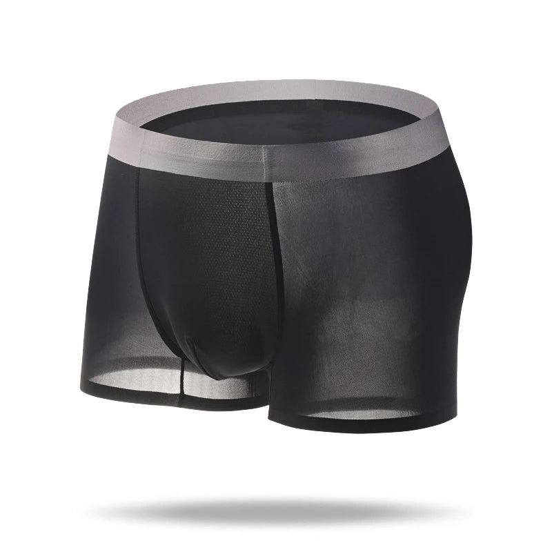 2021 new men's ice silk breathable underwear - Amamble