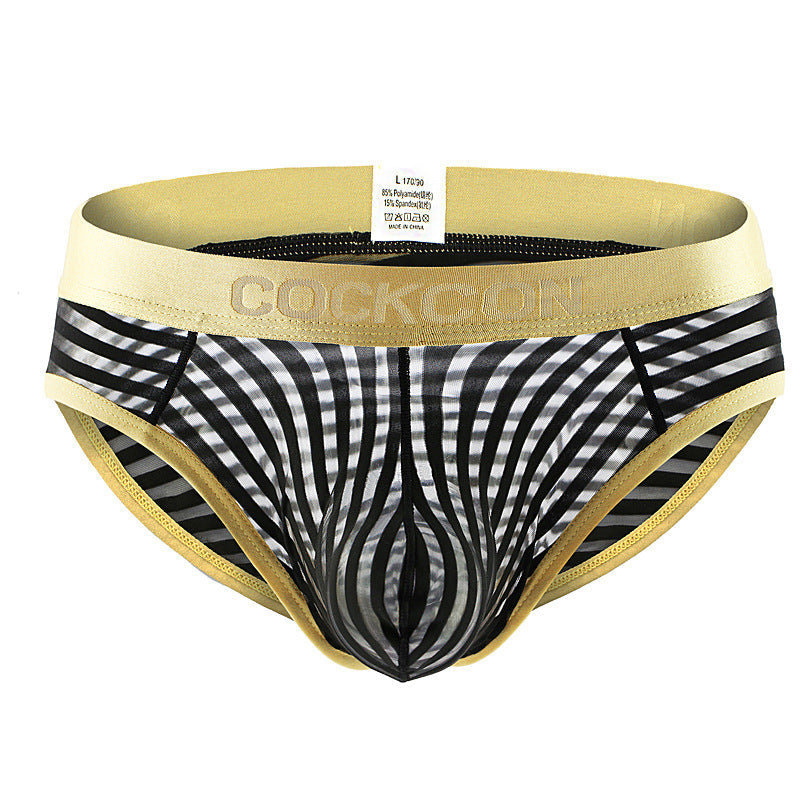 Men's New Modal Breathable Striped Comfort Panty