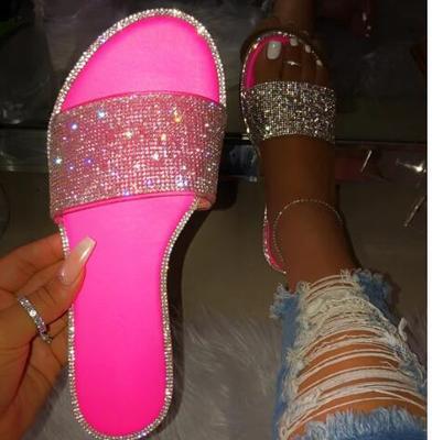 Fashionable diamond-studded sandals - Amamble