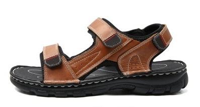 Leather beach men's shoes - Amamble