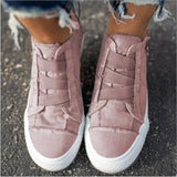 Platform casual canvas shoes - Amamble