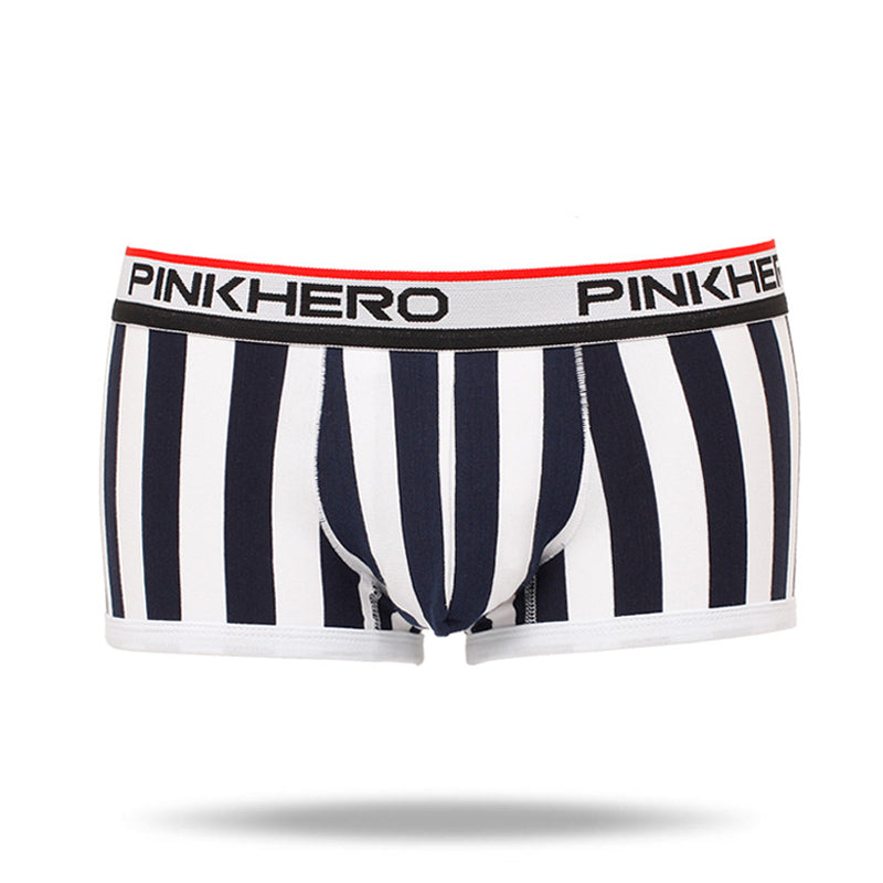 2021 Dynamic Yarn-Dyed Stripes Men's Boxer Briefs - Amamble