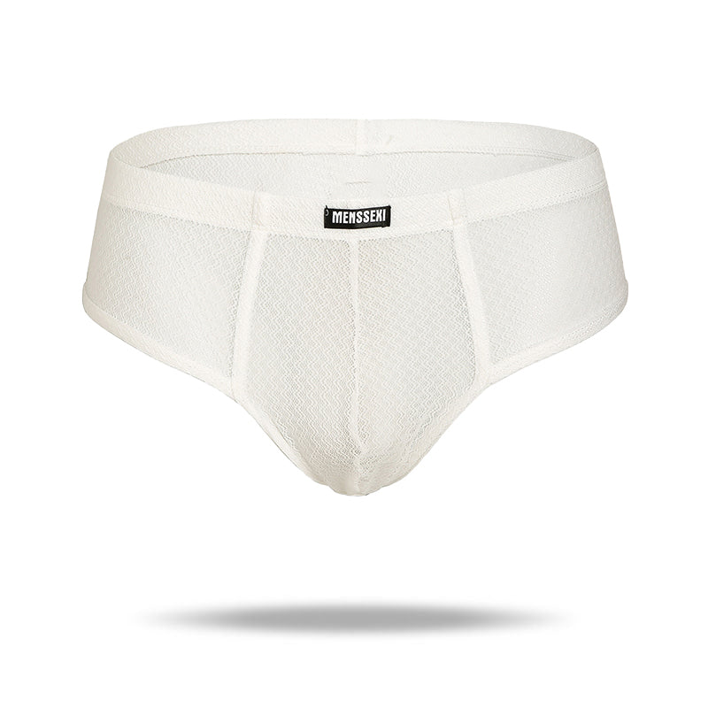 2021 new men's lace translucent underwear - Amamble