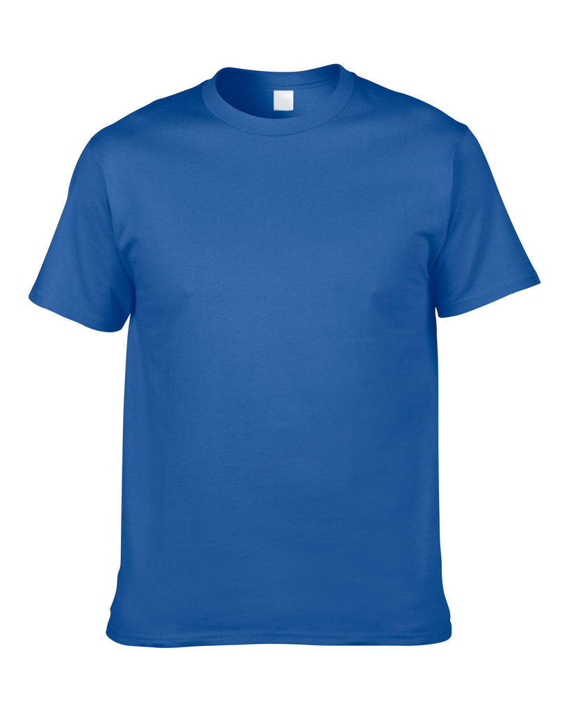 Cotton fashion round neck short sleeve T-shirt - Amamble