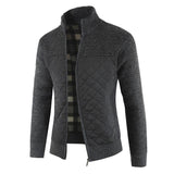 Casual Knitted Zip-up Cardigan Sweater Jacket - Amamble