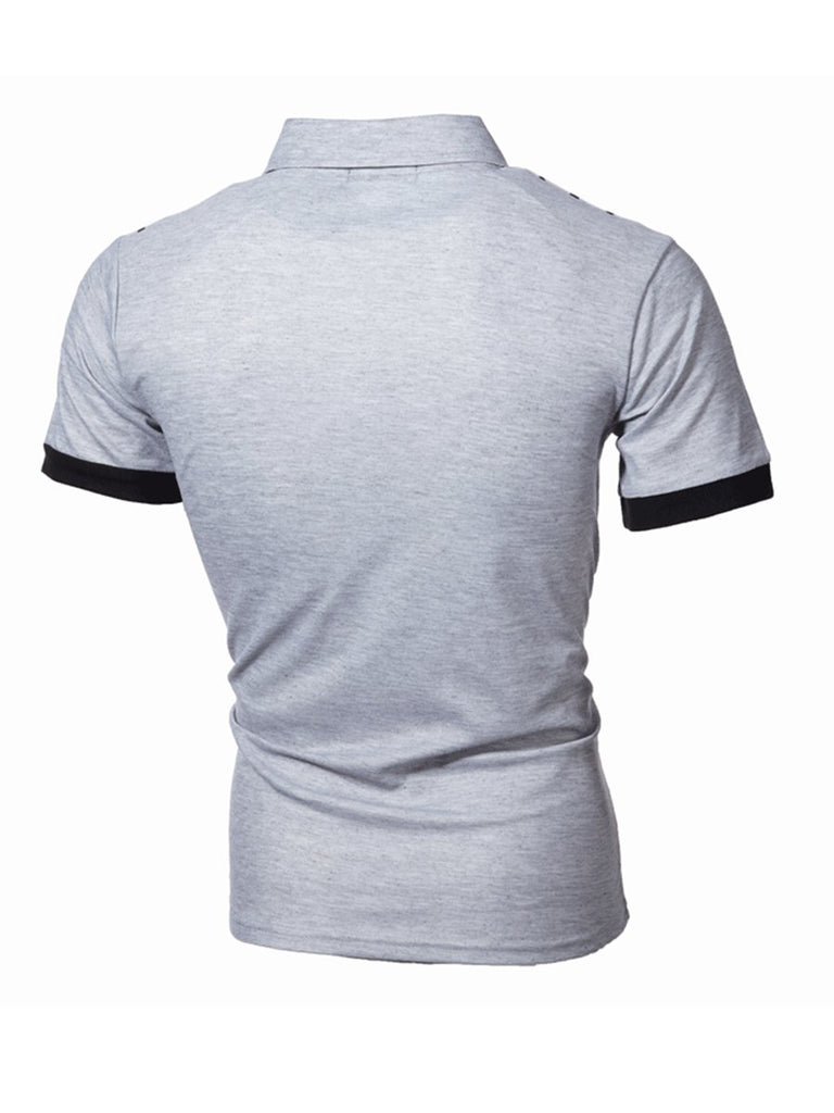 Fashion slim short sleeve T-shirt - Amamble