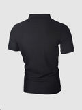 Casual stitching short-sleeved T-shirt - Amamble