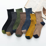 2021 New High Quality Casual Business Socks(5 Pieces) - Amamble
