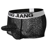 New lace pattern split design. Sexy and comfortable men's underwear