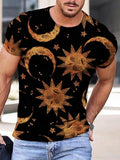 Men's Abstract Painting Short Sleeves T-shirt 34