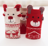 Baby Christmas Santa Claus Elk 100%Cotton Socks - Amamble